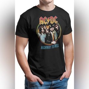 NWOT Philcos AC/DC Album Cover Graphic Print Tee Shirt